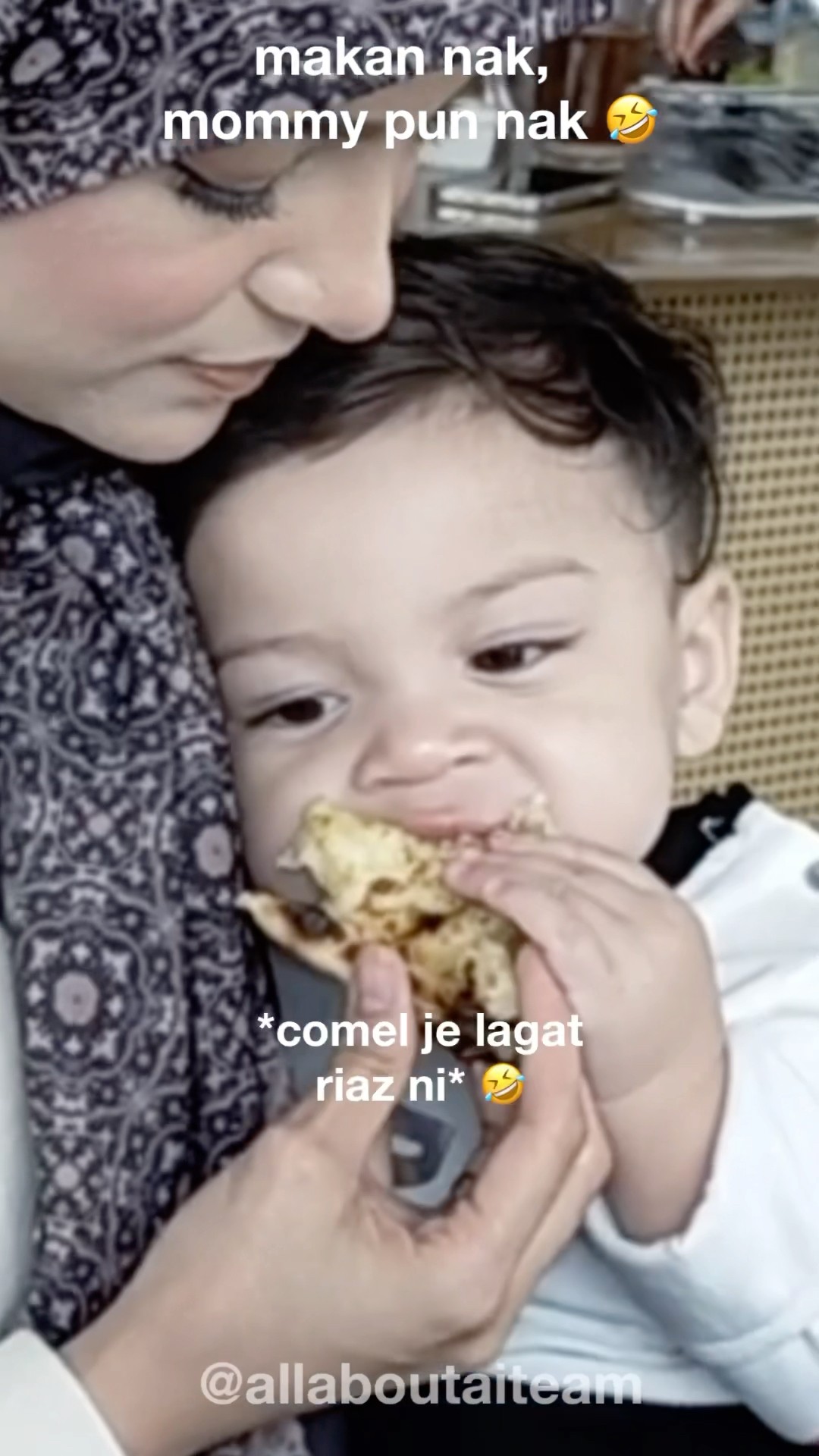 Makan Nak, Mommy Pon Nak. Masalah Anak Lelaki ? #riaz #joanna #aiteam